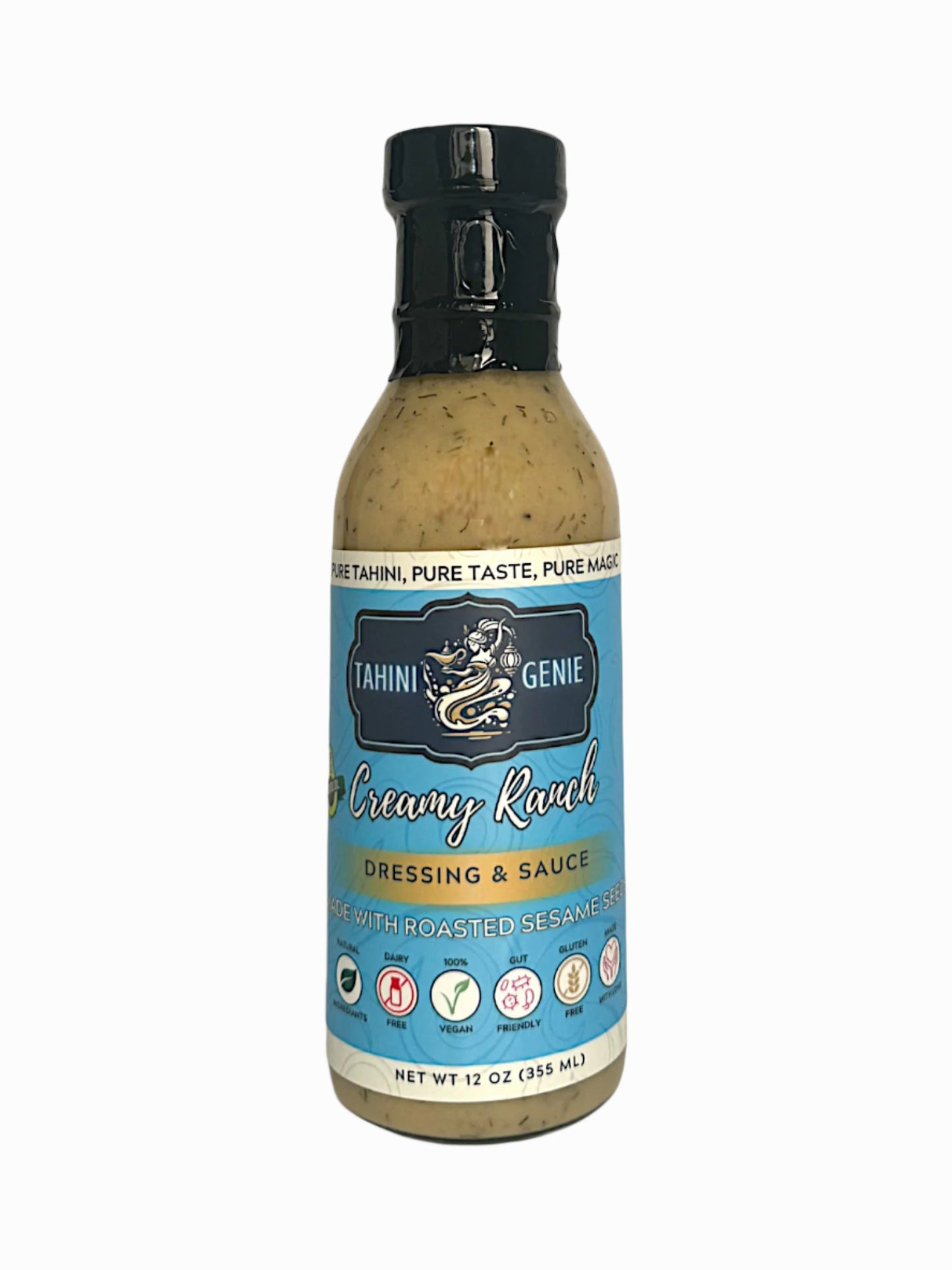 Creamy Ranch Tahini Dressing, Front Side