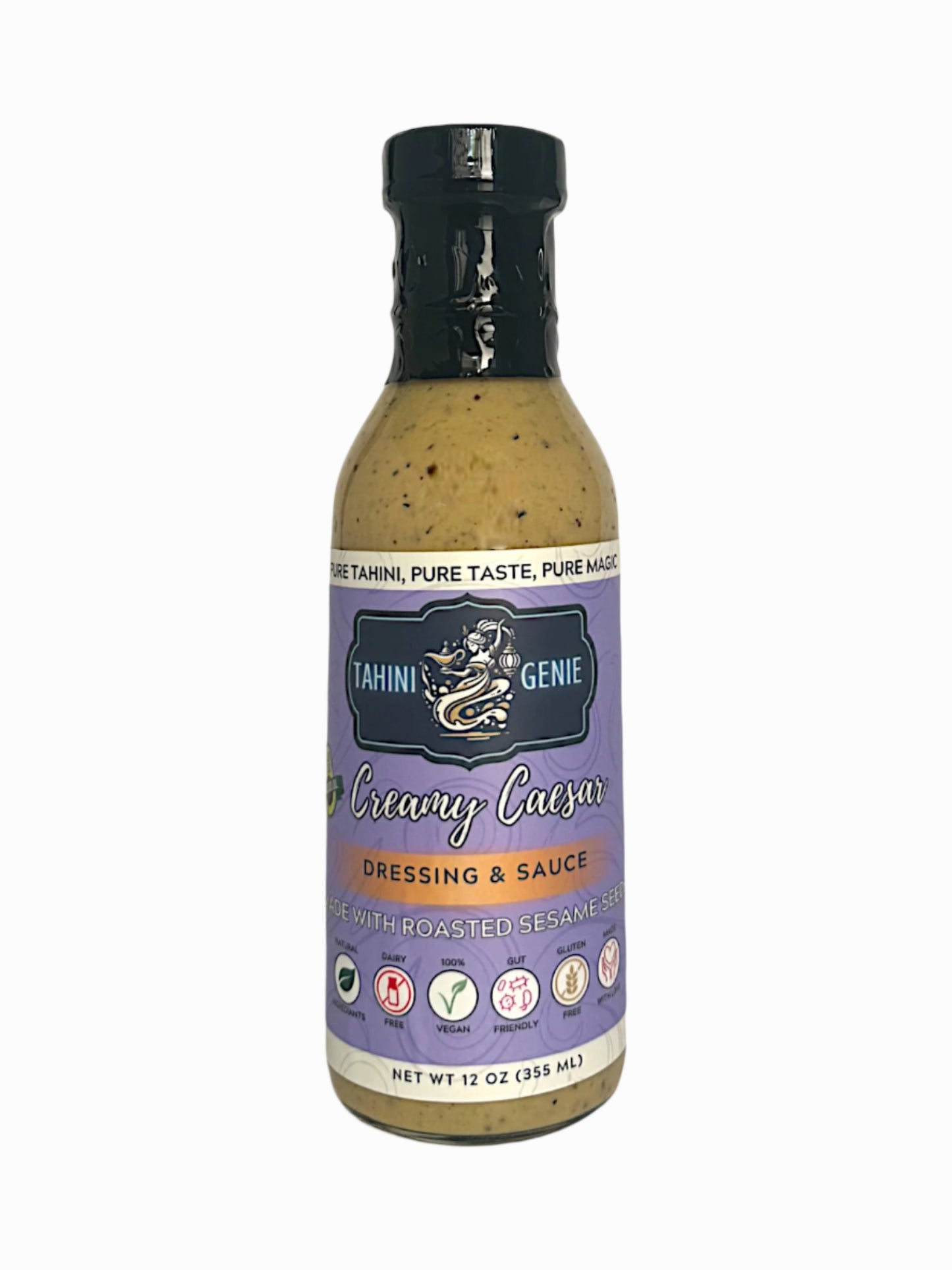 Creamy Caesar Tahini Dressing, Front Side