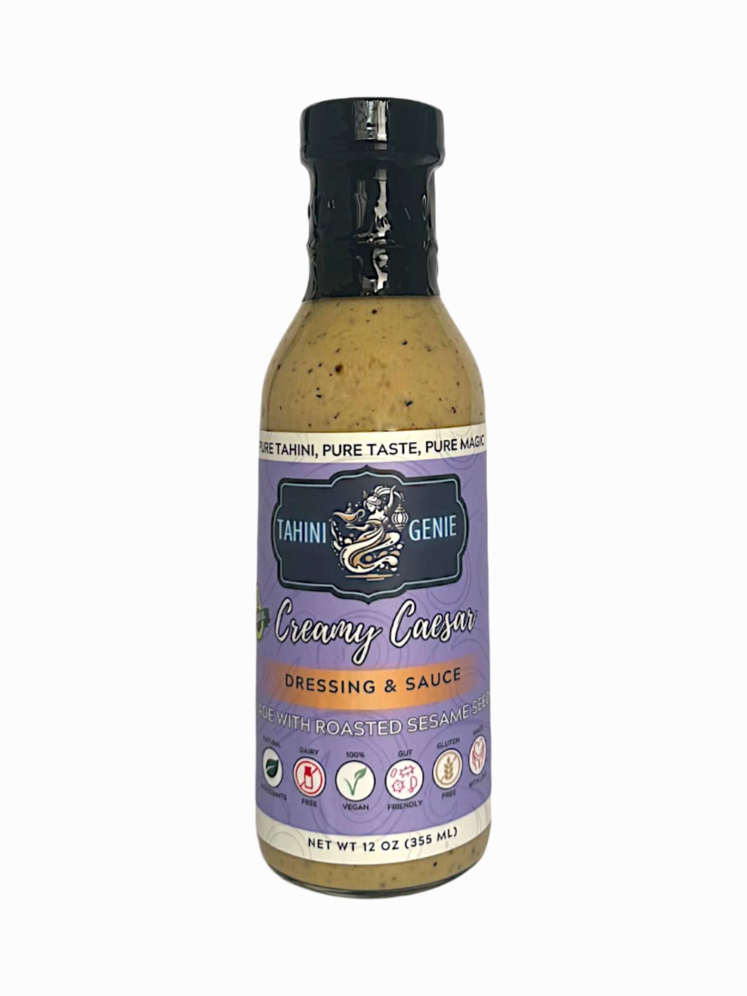 Creamy Caesar Tahini Dressing, Front Side
