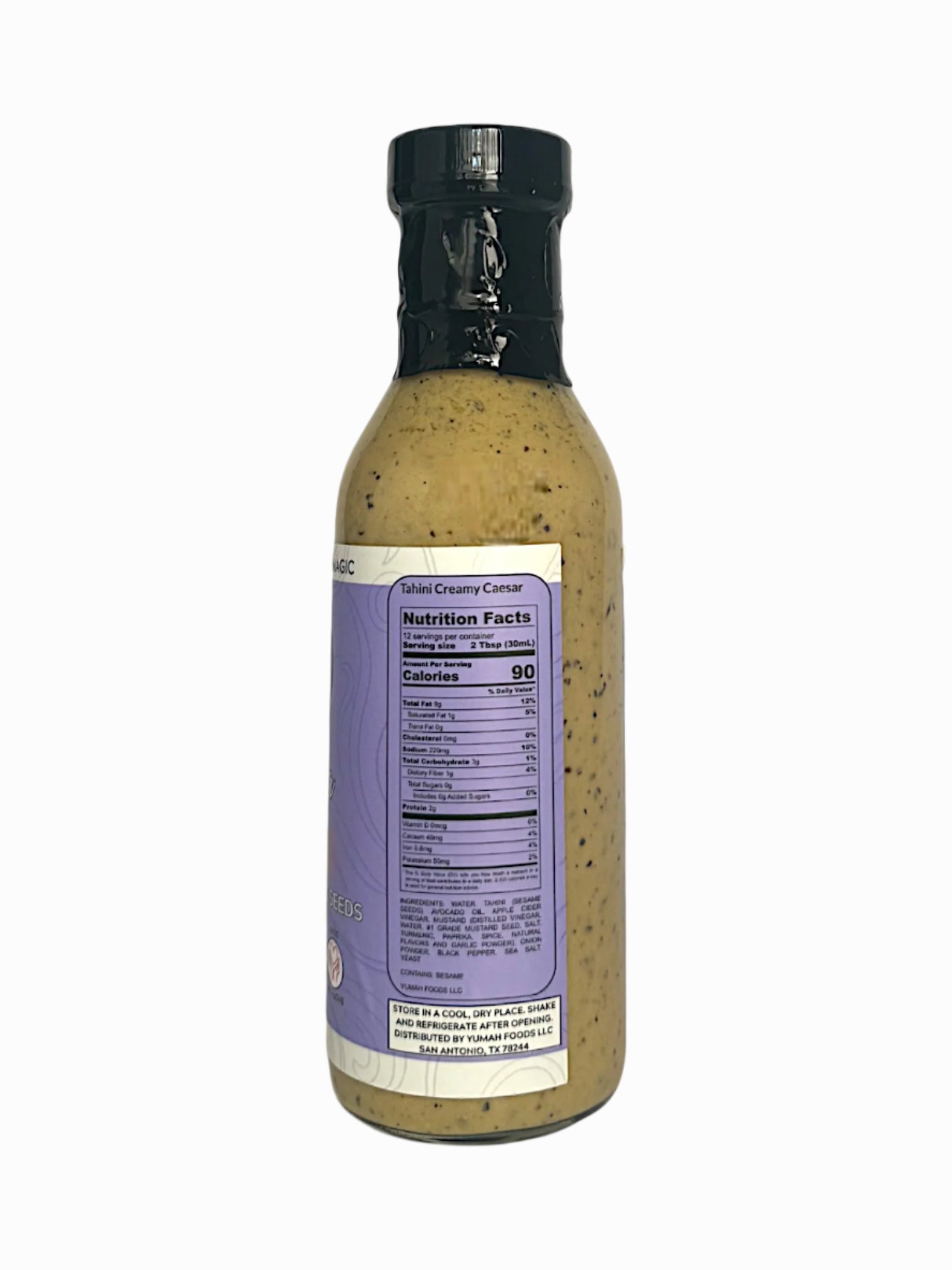 Creamy Caesar Tahini Dressing, Back Side