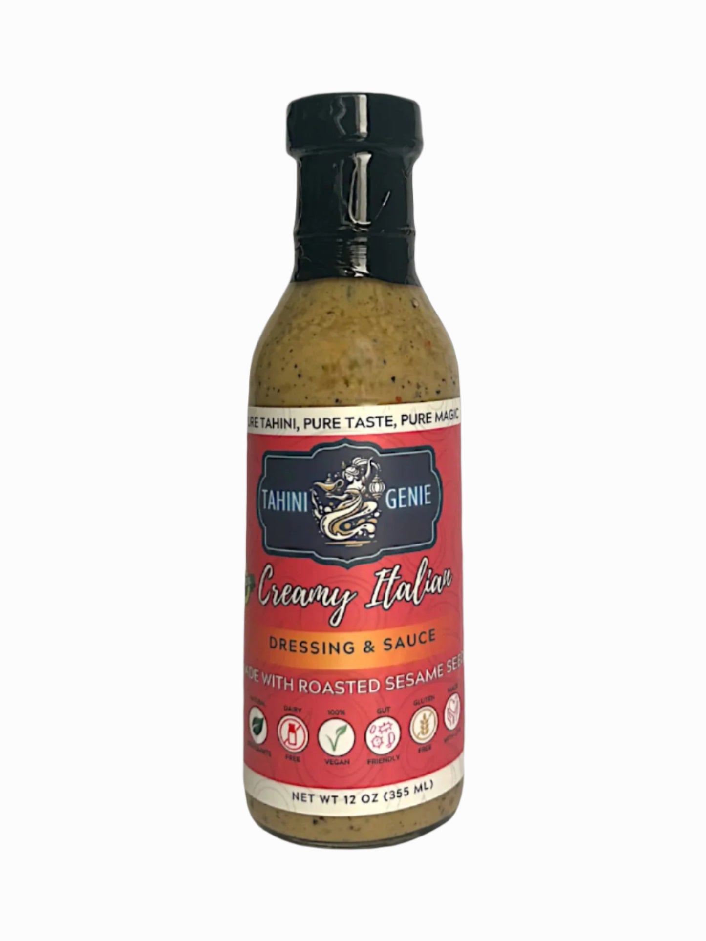 Creamy Italian Tahini Dressing, Front Side